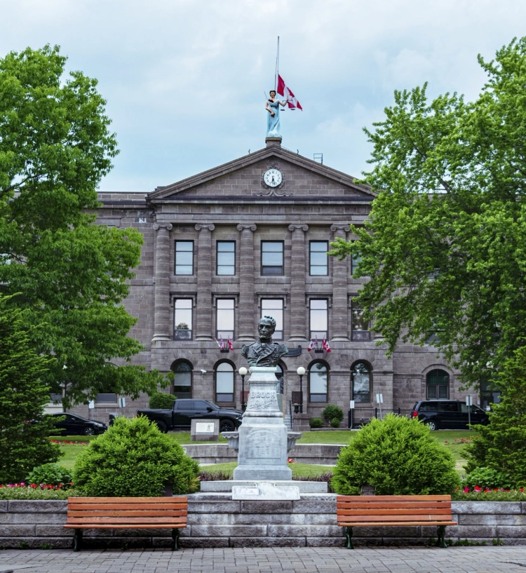 a courthouse in brockville